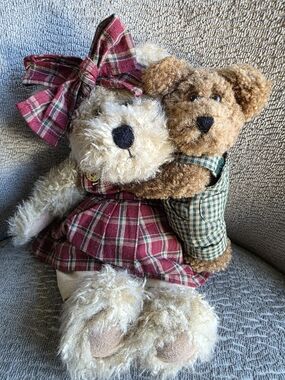 Boyds Bear Plush Momma Mcnew 10" Baby Hugsley 6"1 T.J.'s Best Dressed